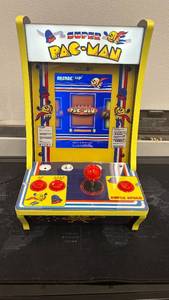 lot 5 image: Arcade 1up Super Pac-Man Mini Arcade Machine (Retail $119)