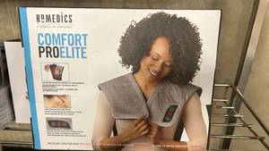 lot 163 image: Homedics Comfort ProElite Over Shoulder Massage Pad
