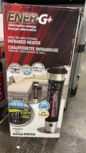 lot 177 image: Ener-G Alternative Energy Under Table Portable Infared Heater (works)