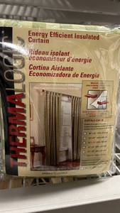 lot 190 image: ThermaLogic Energy Efficient Curtain 160x84