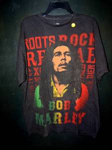 lot 18 image: AWESOME BOB MARLEY VINTAGE T-SHIRT MENS 2XL