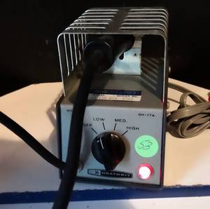 lot 53 image: VINTAGE Heathkit GH-17A Soldering Iron  - TESTEDWORKS