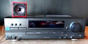lot 68 image: BIG $ ITEM - Vintage 90s Technics SA-EX140 AV Control Stereo Receiver - SOUND TESTED GREAT