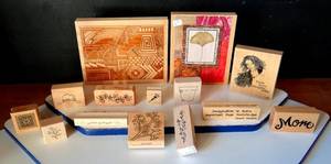 lot 84 image: NICE SELECTION OF NEW CRAFTING STAMP BLOCKS AS SHOWN