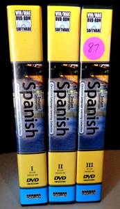 lot 87 image: INSTANT IMMERSION SPANISH - VOLUME 1 THRU 3