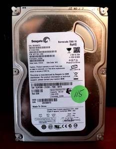 lot 115 image: SEAGATE BARRACUDA 7200.10 160 GB HARD DRIVE