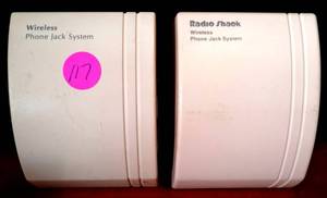 lot 117 image: RADIO SHACK WIRELESS PHONE JACK EXTENTION KIT