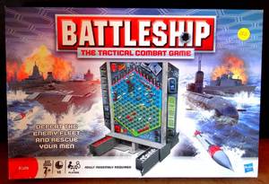 lot 122 image: BATTLESHIP UPRIGHT BOARD GAME FOR KIDS