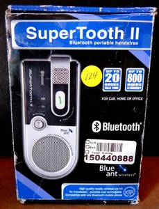 lot 124 image: BlueAnt SuperTooth II Bluetooth Handsfree Speaker  - NIB