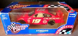lot 133 image: Hasbro Winners Circle 124 Casey Atwood #19 Dodge Stock Car