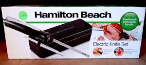 lot 144 image: HAMILTON BEACH ELECTRIC KNIFE SET