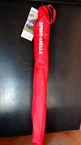 lot 152 image: NEW WTAGS - Sport-Brella Shade 8 ft. Tiltable Red Sport Umbrella $$$
