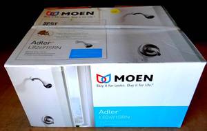 lot 156 image: Moen Adler L82691EP Shower Head Faucet Chrome Finish