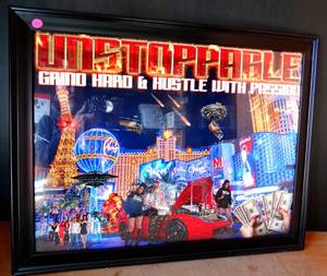 lot 166 image: UNSTOPPABLE THUG OSTER IN FRAME - MEASURES 21X27
