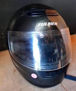 lot 190 image: FULMER AF400 MOTORCYCLE HELMET WITH FACE SHIELD - DOT APPROVED