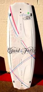 lot 194 image: LIQUID FORCE ANGEL 134 WAKE BOARD - DOUBLE FIN