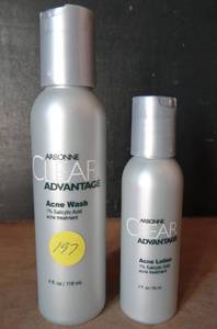 lot 197 image: AIRBONNE CLEAR ADVANTAGE ACNE WASH & LOTION KIT