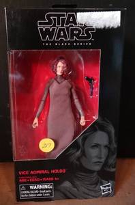 lot 217 image: STAR WARS VICE ADMIRAL HOLDO #80 6 BLACK SERIES