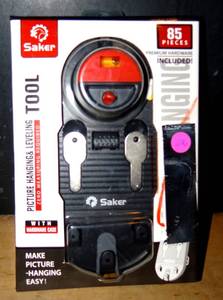 lot 236 image: SAKER 85 PIECE PICTURE HANGING & LEVELING TOOL - NEWSEALED