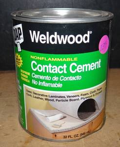 lot 239 image: WELDWOOD 32 OUNCE CONTACT CEMENT
