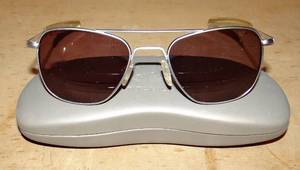 lot 242 image: RANDOLPH DESIGNER FRAMES WITH TINTED SUNGLASS LENSES