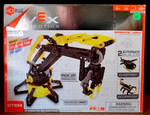 lot 245 image: HEXBUG VEX Robotics Robotic Arm Construction Set Also Build Chopper & Scorpion