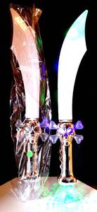 lot 256 image: LOT OF 2 - FUN CENTRAL LIGHTED PIRATES SWORD
