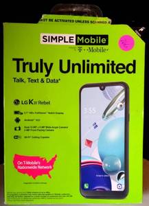 lot 266 image: Total Wireless LG K31 Rebel Prepaid Phone - NEWOPEN BOX