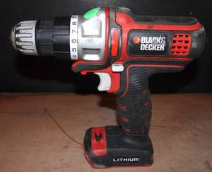 lot 271 image: BLACK & DECKER BDCDMT120 20-volt max Matrix Lithium-ion Drill-Driver