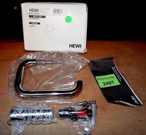 lot 274 image: Hewi Series 805 Classic Chrom Toilet Paper Holder 805.21.100 - NEW $$$