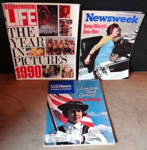 lot 297 image: ASSORTED VINTAGE MAGAZINES AS SHOWN