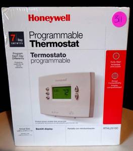 lot 311 image: NEWSEALED - Honeywell Home RTH2510C 7-Day Programmable Thermostat