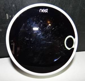 lot 357 image: Nest Thermostat A0013 BlackSilver (USEDWORKS) $$