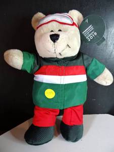 lot 379 image: Starbucks Bearista Bear 2019 Boy 162nd Edition Christmas Holiday 10 Plush wTag