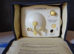 lot 459 image: MADELA BREAST PUMP IN STORAGE CASE (PUMP ONLY)
