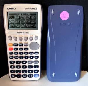 lot 461 image: Casio FX-9750GA Plus Multi-Function Graphing Calculator wCover- WORKS $$
