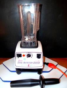 lot 465 image: VINTAGE VitaMix VM0103 Total Nutrition Center Mixer Blender w Pitcher & Mixing Wand (NO LID) - TESTEDWORKS
