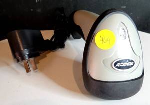 lot 469 image: Acanda 2.4GHz Wire Rechargeable Automatic Barcode Scanner