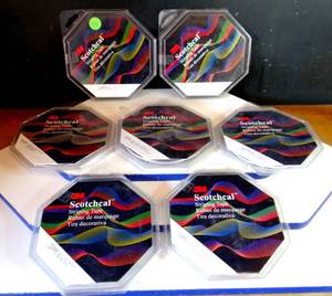 lot 474 image: BIG $ LOT - 3M Scotch Scotchcal Striping Tape - 7 Sizes & Colors (7X$)