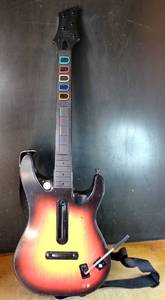 lot 489 image: Redoctane Xbox 360 Guitar Hero World Tour Wireless Sunburst Guitar 95457.805 $$