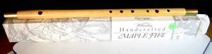 lot 492 image: WILLIAMSBURG HANDCRAFTED Maple Fife 16 Bass End Caps - NIB