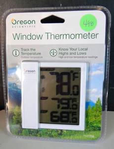 lot 498 image: Oregon Scientific THT328 Window Thermometer - NIP