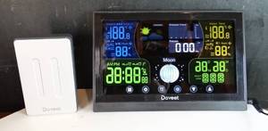 lot 511 image: DOVEET YT60180 Wireless Color Lcd Display Touchscreen Weather Station