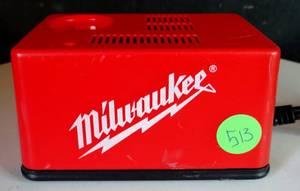 lot 513 image: Milwaukee Tool 48-59-0300 Battery Charger 2.4V Auto Shut-Off