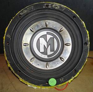 lot 525 image: MClass SUBWOOFER SPEAKER AS SHOWN