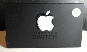 lot 537 image: NINTENDO SWITCH (HAS APPLE STICKER - CAN BE REMOVED)