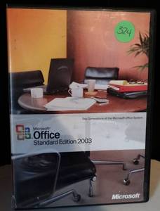 lot 324 image: Microsoft Office Standard Edition 2003 $$$