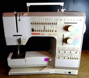 lot 563 image: Bernina 1260 Quilters Edition Sewing Machine $$$