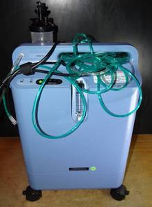lot 564 image: BIG $ ITEM - Philips Respironics Everflo Model OPI IP21 Concentrator - TESTEDWORKS WELL