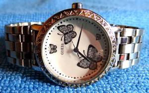 lot 578 image: Guess Butterfly Ladies Watch G86013L